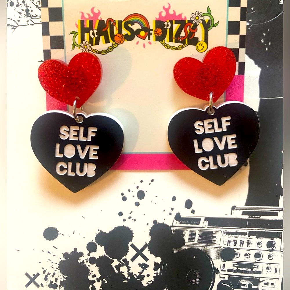 Brand New Haus of Dizzy ‘Self Love Club’ Earrings